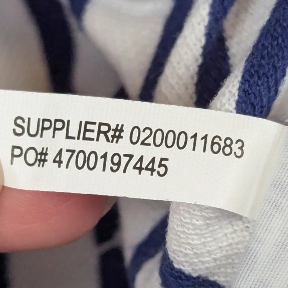 Polo Ralph Lauren Mens XL Custom Fit Striped Polo Shirt White Navy Blue Cotton